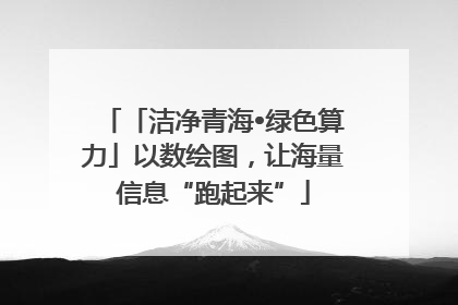 「洁净青海•绿色算力」以数绘图，让海量信息“跑起来”
