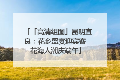 「高清组图」昆明宜良：花乡盛宴迎宾客 花海人潮庆端午