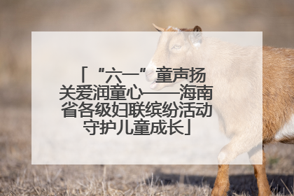“六一”童声扬 关爱润童心——海南省各级妇联缤纷活动守护儿童成长