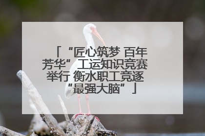 “匠心筑梦 百年芳华”工运知识竞赛举行 衡水职工竞逐“最强大脑”