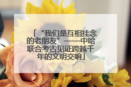 “我们是互相挂念的老朋友”——中哈联合考古见证跨越千年的文明交响
