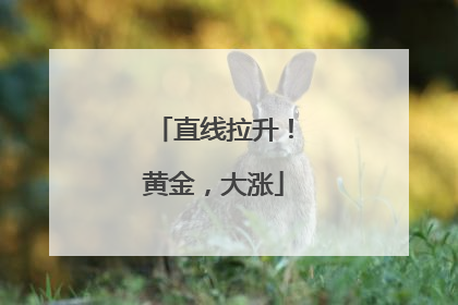 直线拉升！黄金，大涨