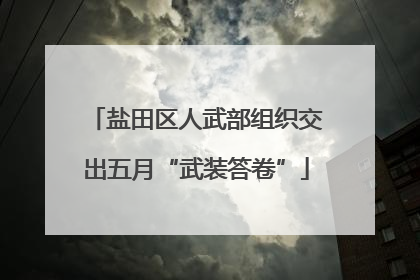 盐田区人武部组织交出五月“武装答卷”