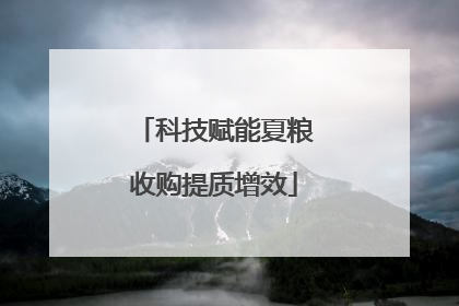 科技赋能夏粮收购提质增效