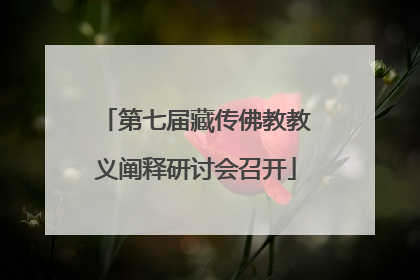 第七届藏传佛教教义阐释研讨会召开