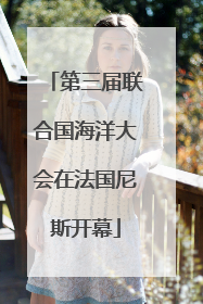 第三届联合国海洋大会在法国尼斯开幕