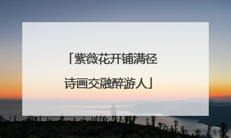 紫薇花开铺满径 诗画交融醉游人