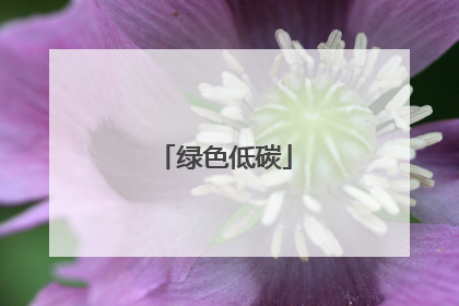 绿色低碳
