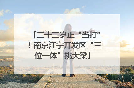 三十三岁正“当打”！南京江宁开发区“三位一体”挑大梁