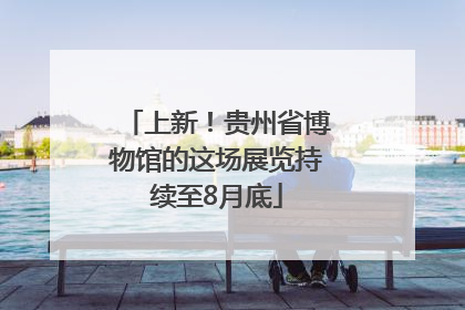 上新！贵州省博物馆的这场展览持续至8月底
