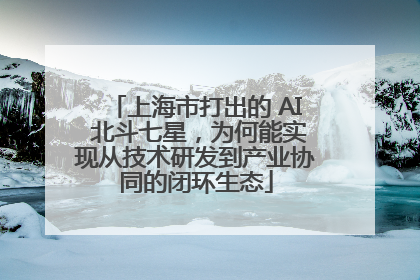 上海市打出的 AI 北斗七星，为何能实现从技术研发到产业协同的闭环生态