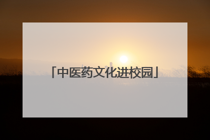 中医药文化进校园