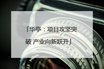 华亭：项目攻坚突破 产业向新跃升