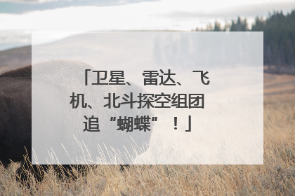 卫星、雷达、飞机、北斗探空组团追“蝴蝶”！