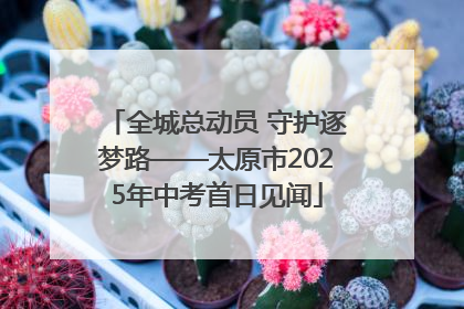 全城总动员 守护逐梦路——太原市2025年中考首日见闻
