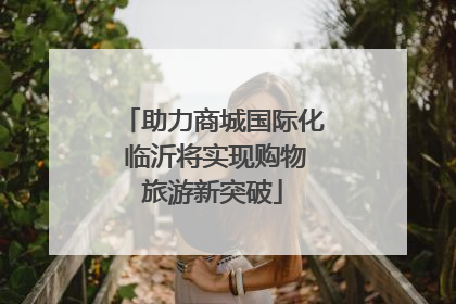 助力商城国际化 临沂将实现购物旅游新突破