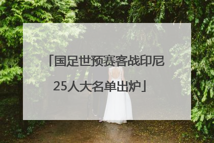 国足世预赛客战印尼25人大名单出炉