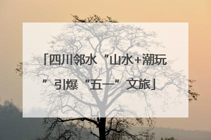 四川邻水“山水+潮玩”引爆“五一”文旅