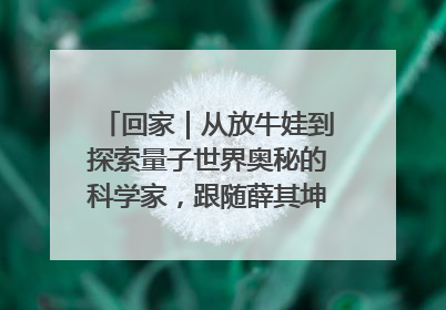 回家｜从放牛娃到探索量子世界奥秘的科学家，跟随薛其坤重访梦想起点