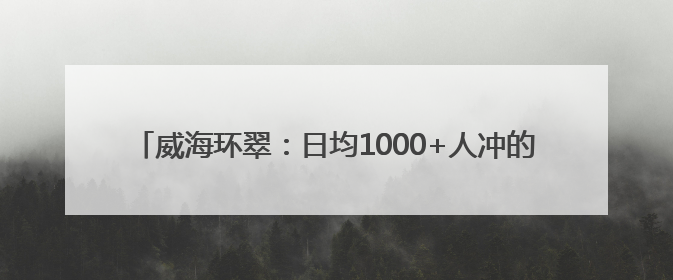威海环翠：日均1000+人冲的宝藏“首店”在这条网红街区！