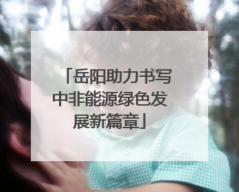岳阳助力书写中非能源绿色发展新篇章