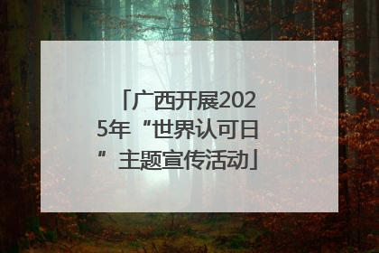 广西开展2025年“世界认可日”主题宣传活动