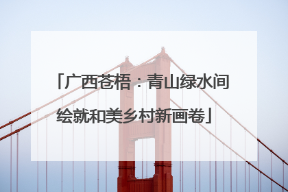 广西苍梧：青山绿水间绘就和美乡村新画卷