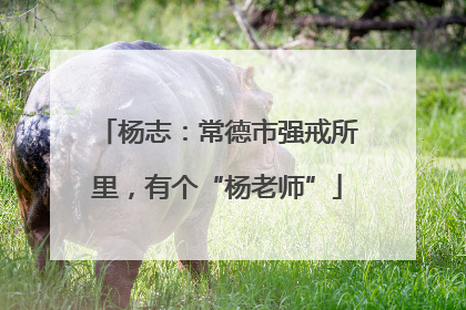 杨志：常德市强戒所里，有个“杨老师”