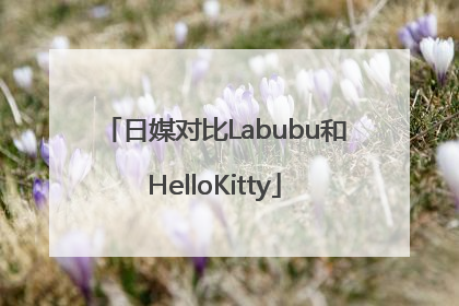 日媒对比Labubu和HelloKitty