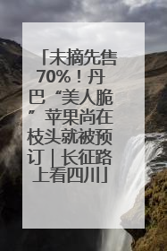 未摘先售70%！丹巴“美人脆”苹果尚在枝头就被预订｜长征路上看四川