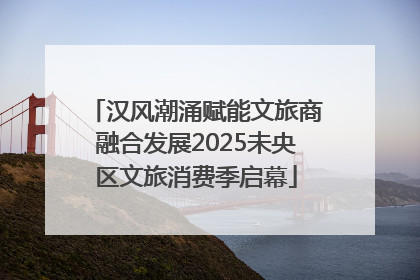 汉风潮涌赋能文旅商融合发展2025未央区文旅消费季启幕