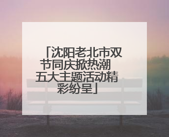 沈阳老北市双节同庆掀热潮 五大主题活动精彩纷呈