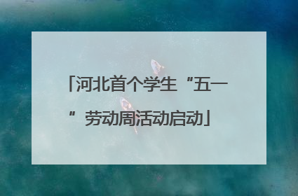 河北首个学生“五一”劳动周活动启动