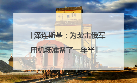 泽连斯基：为袭击俄军用机场准备了一年半