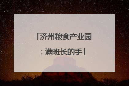 济州粮食产业园：满班长的手