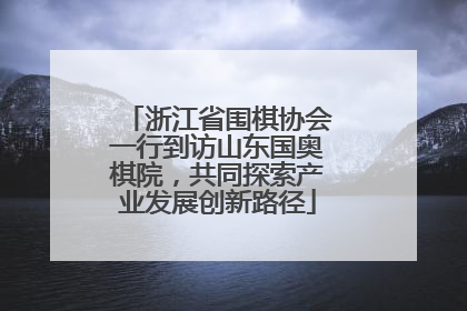 浙江省围棋协会一行到访山东国奥棋院，共同探索产业发展创新路径