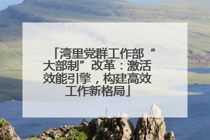 湾里党群工作部“大部制”改革：激活效能引擎，构建高效工作新格局
