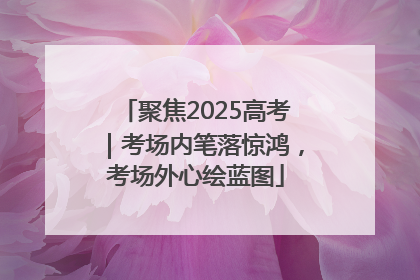 聚焦2025高考｜考场内笔落惊鸿，考场外心绘蓝图