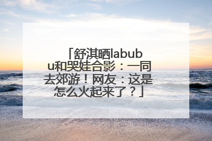 舒淇晒labubu和哭娃合影：一同去郊游！网友：这是怎么火起来了？