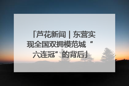 芦花新闻｜东营实现全国双拥模范城“六连冠”的背后