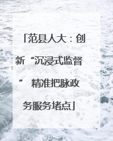 范县人大：创新“沉浸式监督” 精准把脉政务服务堵点