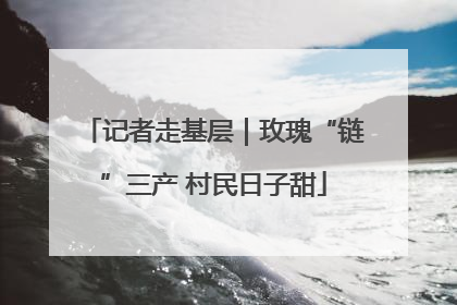 记者走基层｜玫瑰“链”三产 村民日子甜