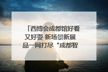 西博会成都馆好看又好耍 新场景新展品一网打尽“成都智造”｜西博视界