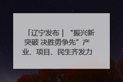 辽宁发布｜“振兴新突破 决胜勇争先”产业、项目、民生齐发力 葫芦岛按下决胜之年“加速键”
