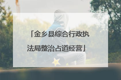 金乡县综合行政执法局整治占道经营