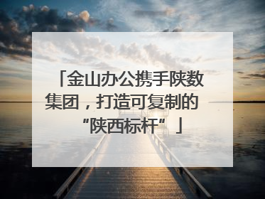 金山办公携手陕数集团，打造可复制的“陕西标杆”