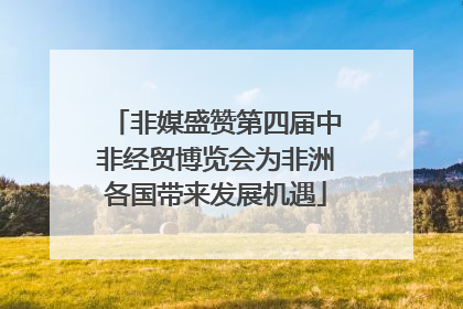 非媒盛赞第四届中非经贸博览会为非洲各国带来发展机遇