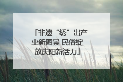 非遗“绣”出产业新图景 民俗绽放庆阳新活力