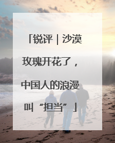 锐评｜沙漠玫瑰开花了，中国人的浪漫叫“担当”