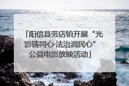 阳信县劳店镇开展“光影铸同心·法治润民心”公益电影放映活动